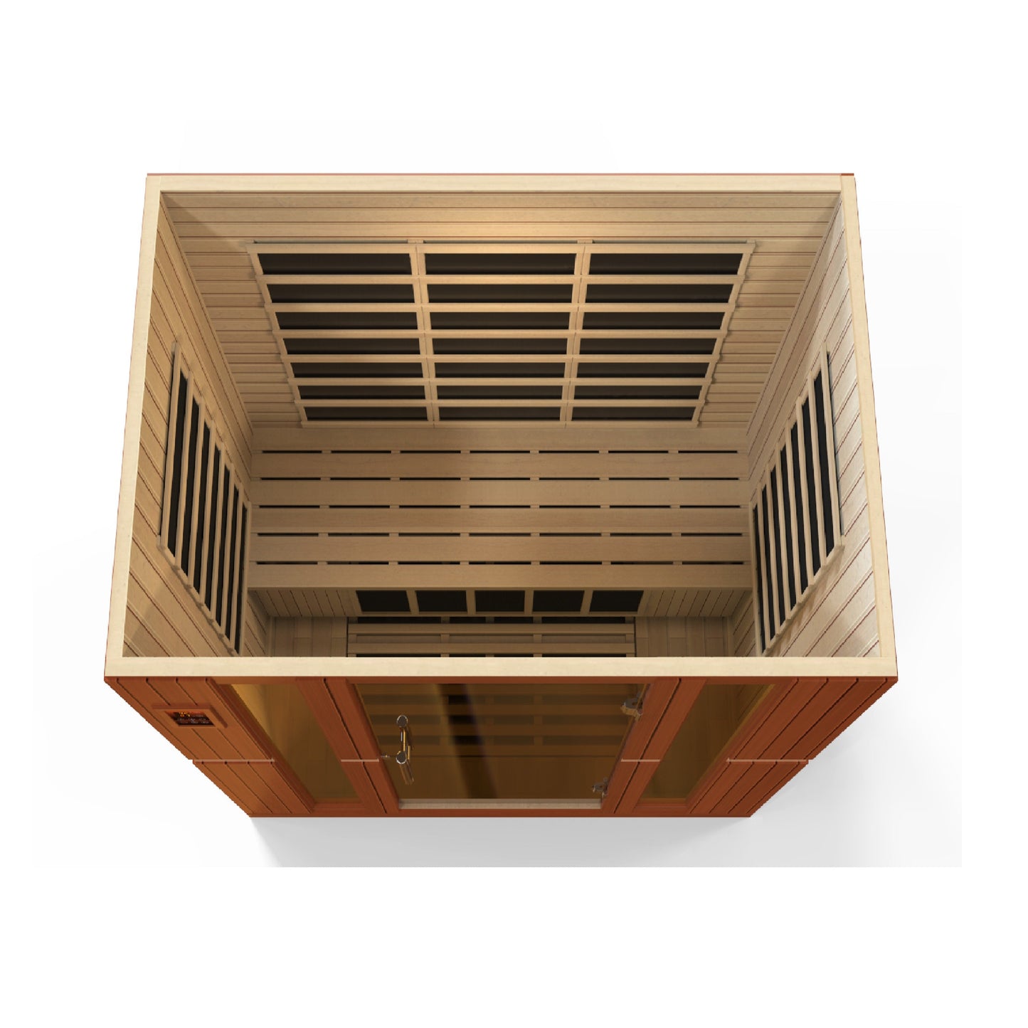 Dynamic "Bergamo" 4 Person Low EMF Far IR Sauna (DYN-6440-01)