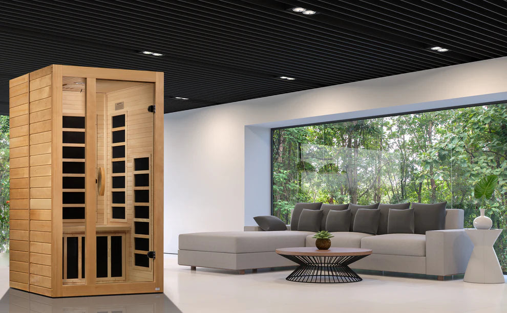 ***New 2026 Model*** Dynamic Gracia 1-2-Person Full Spectrum Near Zero EMF FAR IR Sauna (DYN-6119-03 FS)