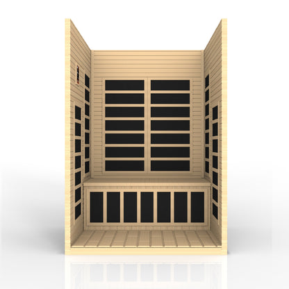 Dynamic "Santiago" 2 Person Low EMF FAR IR Sauna (DYN-6209-01)