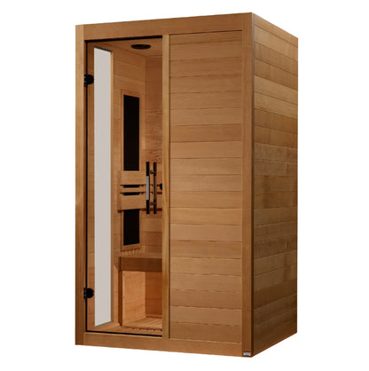 ***New 2026 Model*** Dynamic "Llumeneres" 2 Person Full Spectrum Nero Zero EMF FAR IR Sauna (DYN-6215-03 FS)