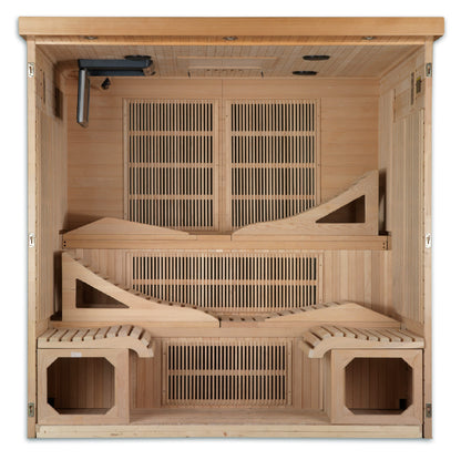 Golden Designs "Monaco" Near Zero EMF Far IR Sauna (GDI-6996-01 Elite)