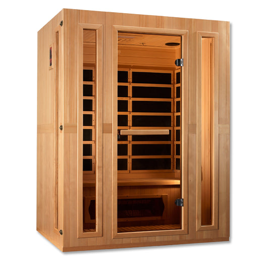 Maxxus "Trinity" Dual Tech 3 person Low EMF FAR IR Sauna (MX-LS3-01)