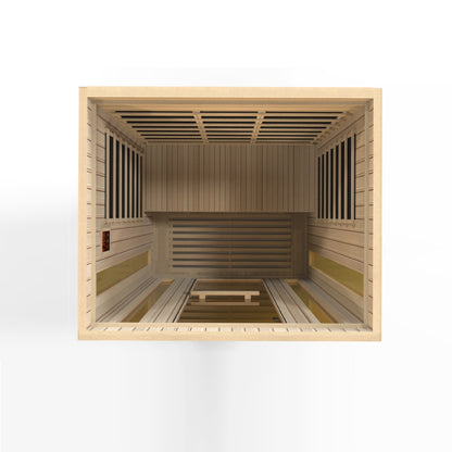 Maxxus "Trinity" Dual Tech 3 person Low EMF FAR IR Sauna (MX-LS3-01)