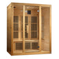 Maxxus "Bellevue" 3 Person Low EMF FAR IR Sauna (MX-J306-01)