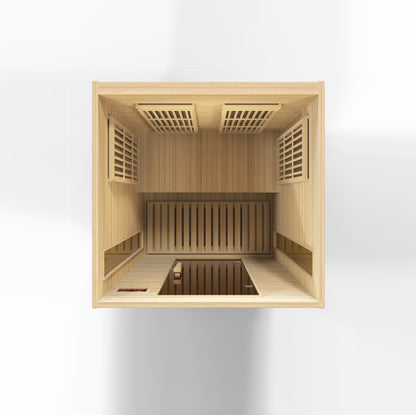 Maxxus 2 Person Low EMF FAR IR Sauna (MX-K206-01)