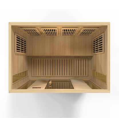 Maxxus 4 Person Low EMF FAR IR Sauna (MX-K406-01)
