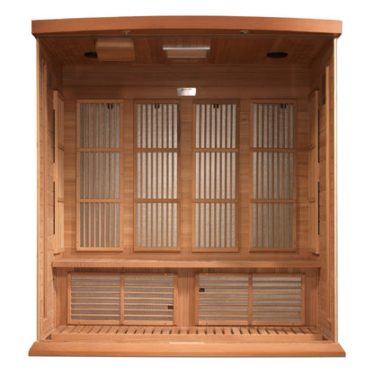 Maxxus 4 Person Low EMF FAR IR Sauna (MX-K406-01-CED)