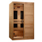 Maxxus "S-Line" 2 Person Ultra Low EMF FAR IR Sauna (MX-S206-01 ELITE)