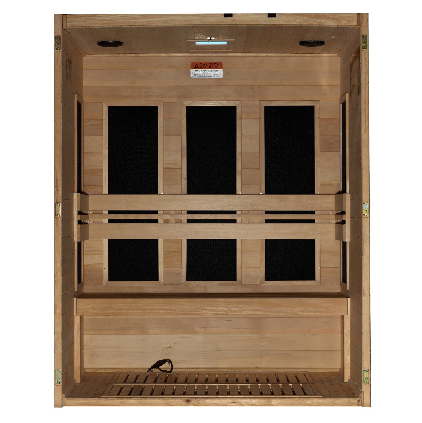 Maxxus "S-Line" 3 Person Low EMF FAR IR Sauna (MX-S306-01)