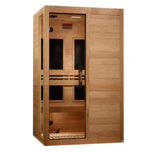 ***New 2026 Model*** Dynamic "Llumeneres" 2 Person Full Spectrum Nero Zero EMF FAR IR Sauna (DYN-6215-03 FS)
