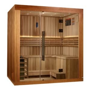 2025 Golden Designs Updated "Copenhagen" 3 Person Traditional Sauna (GDI-7389-02)