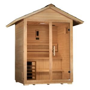 Golden Designs "Arlberg" 3 Person Traditional Outdoor Sauna (GDI-8103-01)