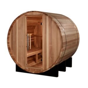 Golden Designs "St. Moritz" 2 Person Barrel Traditional Sauna (GDI-B002-01)