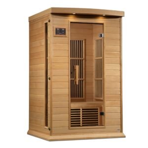 Maxxus 2 Person Near Zero EMF FAR IR Sauna (MX-K206-01-ZF HEM)