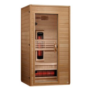 ***New 2026 Model*** Dynamic Martin 1-2 Person Full Spectrum Near Zero EMF FAR IR Sauna (DYN-6006-03 FS)